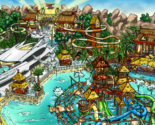 Wanda Qingdao Waterpark - Themed Entertainment Design